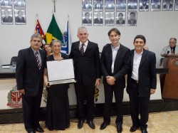 Erney A. de Paula,  Yeda Villela Nogueira, José Gibran, Maicon Lopes e Cal Ribeiro.